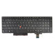 Lenovo ThinkPad T570 billentyűzet a laptopra CZ/SK Fekete, Háttérvilágítás nélkül