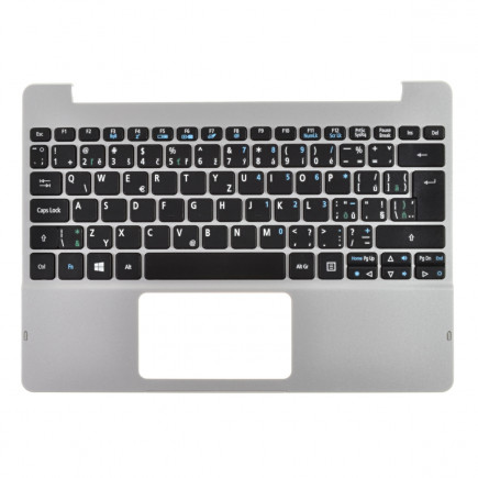 Acer Aspire One 10 S1002 billentyűzet a laptopra CZ/SK Fekete, Palmprest, Érintőpad nélkül