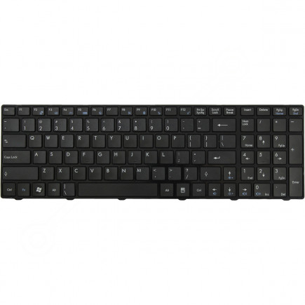 MSI VR630X billentyűzet a laptopra CZ/SK Fekete, Háttérvilágítás nélkül