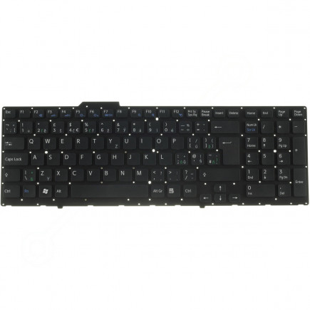 Sony Vaio PCG-81113L billentyűzet a laptopra cseh keret nélkül, fekete 