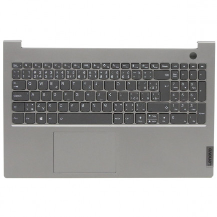 Kompatibilní 5CB1C88613 billentyűzet a laptopra CZ/SK Fekete, Palmprest