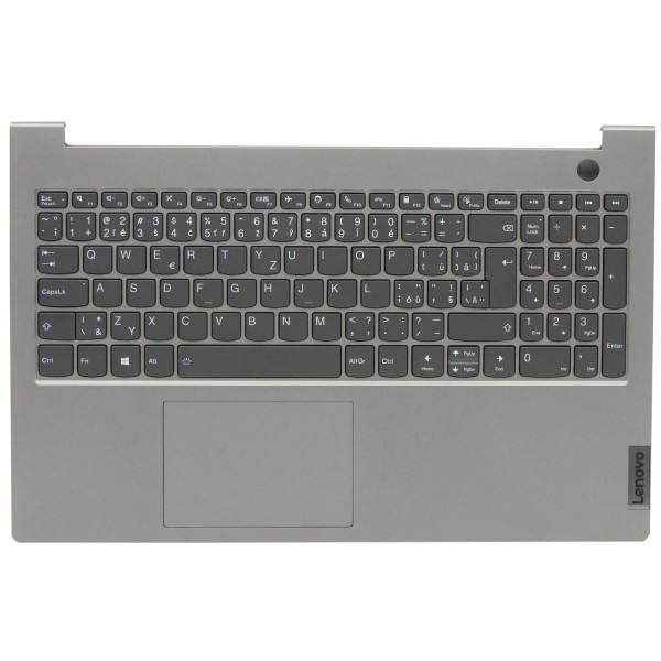 Kompatibilní 5CB1C88613 billentyűzet a laptopra CZ/SK Fekete, Palmprest