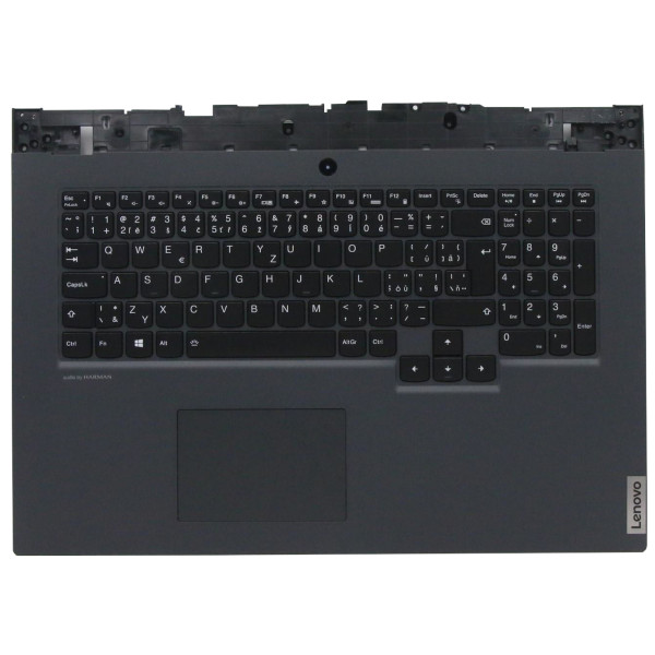 Kompatibilní 5CB0Z21106 billentyűzet a laptopra CZ/SK Fekete, Palmprest