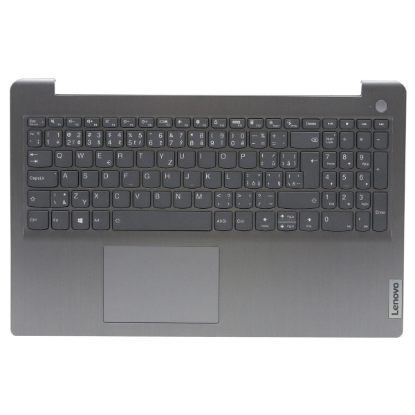 Kompatibilní 5CB1B69128 billentyűzet a laptopra CZ/SK Szürke, Palmrest, Érintőpaddal