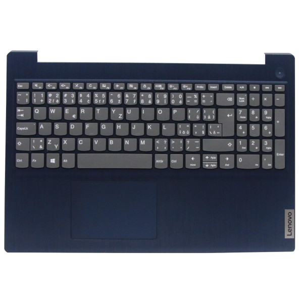 Kompatibilní 5CB0X57561 billentyűzet a laptopra CZ/SK Kék, Palmrest, Érintőpaddal