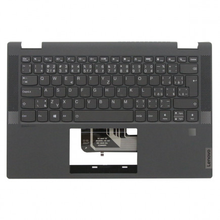 Kompatibilní 5CB0Y85516 billentyűzet a laptopra CZ/SK Fekete, Palmprest, Érintőpad nélkül