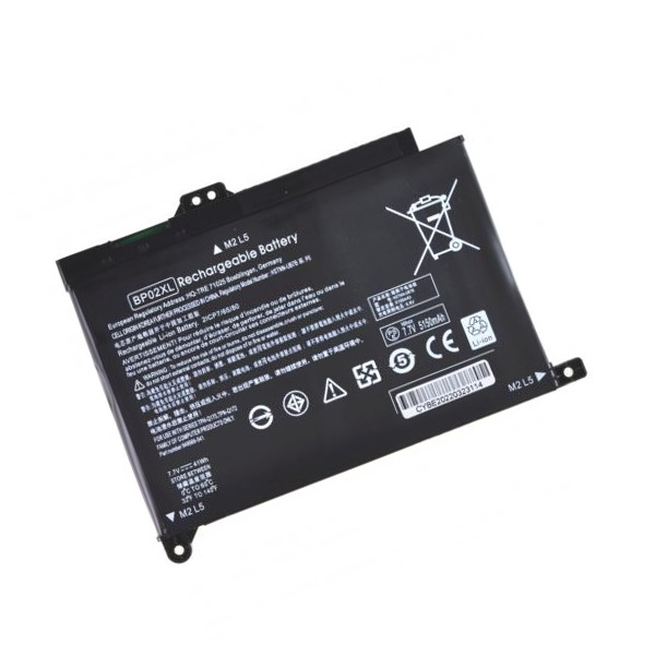 Kompatibilní BP02XL Laptop Akkumulátor 41Wh Li-poly 7,7V fekete
