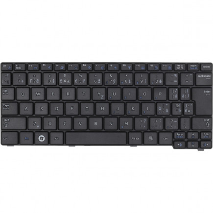Samsung NP-N148 billentyűzet a laptopra CZ/SK Fekete, háttérvilágítás nélkül