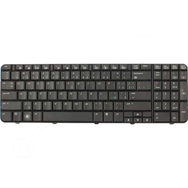 Kompatibilní 496771-001 billentyűzet a laptopra CZ/SK Fekete, háttérvilágítás nélkül