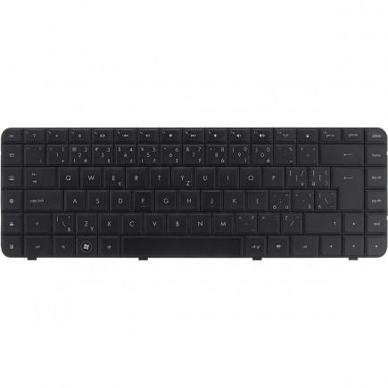 Kompatibilní 589301-221 billentyűzet a laptopra CZ/SK Fekete, háttérvilágítás nélkül