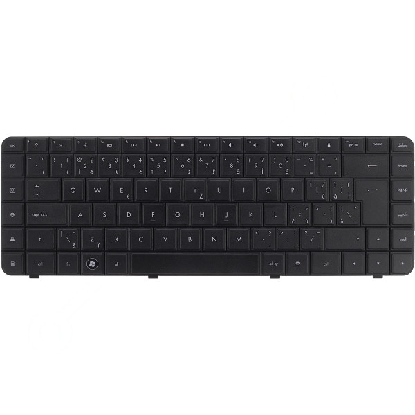 Kompatibilní 599602-001 billentyűzet a laptopra CZ/SK Fekete, háttérvilágítás nélkül