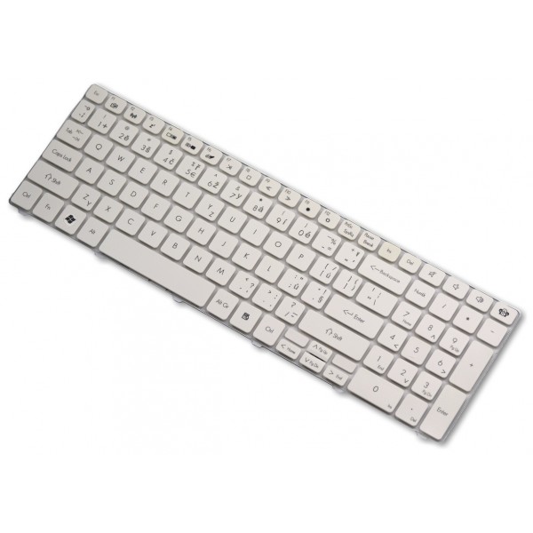 Packard Bell PEW92 billentyűzet a laptopra cseh fehér