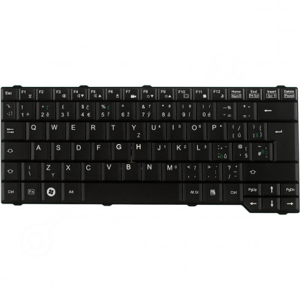Fujitsu Siemens AMILO Pa 3515 billentyűzet a laptopra CZ/SK Fekete, háttérvilágítás nélkül