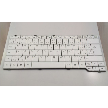 Fujitsu Siemens AMILO Pa 3515 billentyűzet a laptopra CZ/SK Fehér, háttérvilágítás nélkül