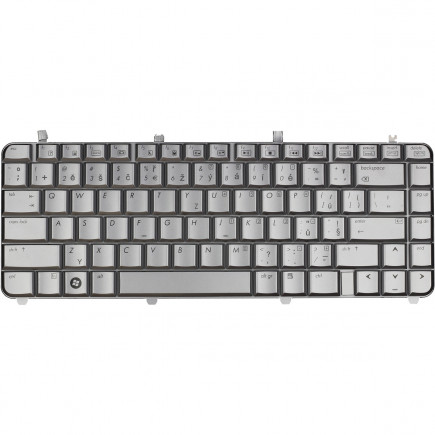 Kompatibilní 488590-031 billentyűzet a laptopra CZ/SK Ezüst, háttérvilágítás nélkül