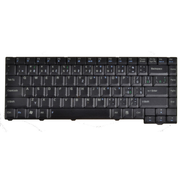 Kompatibilní 506538-031 billentyűzet a laptopra CZ/SK Fekete, háttérvilágítás nélkül