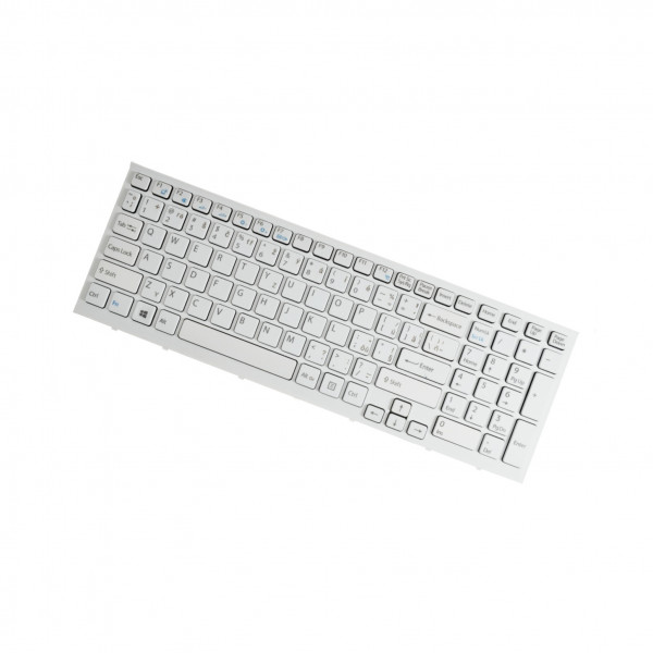 Sony Vaio PCG-71912M billentyűzet a laptopra CZ/SK Fehér, háttérvilágítás nélkül