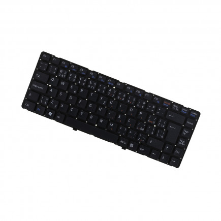 Sony Vaio PCG-61211W billentyűzet a laptopra cseh keret nélkül, fekete keret nélkül