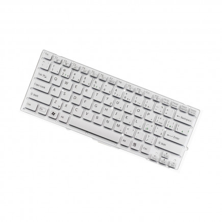 Sony Vaio PCG-41219L billentyűzet a laptopra cseh keret nélkül, fehér keret nélkül