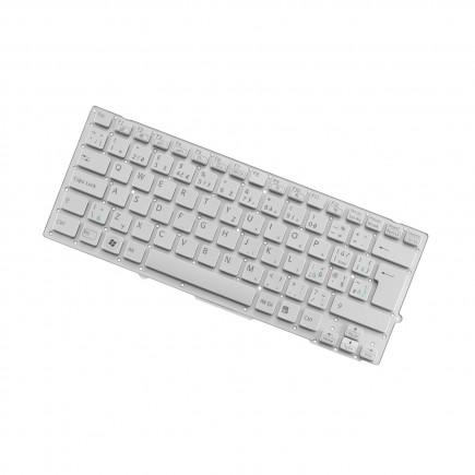 Sony Vaio PCG-41216L billentyűzet a laptopra cseh keret nélkül, fehér keret nélkül