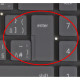 Kompatibilní 4KFWR billentyűzet a laptopra, keret nélkül, fekete CZ/SK, háttérvilágítással