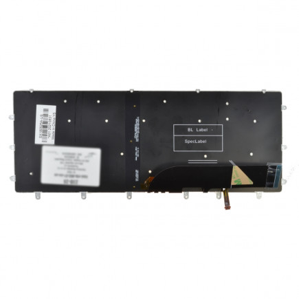 Dell Inspiron 15 7568 billentyűzet a laptopra, keret nélkül, fekete CZ/SK, háttérvilágítással