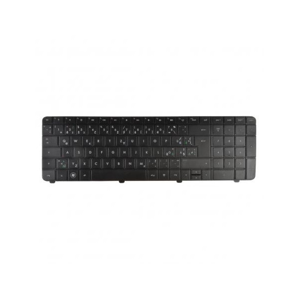 Kompatibilní 590086-071 billentyűzet a laptopra CZ/SK Fekete, Háttérvilágítás nélkül