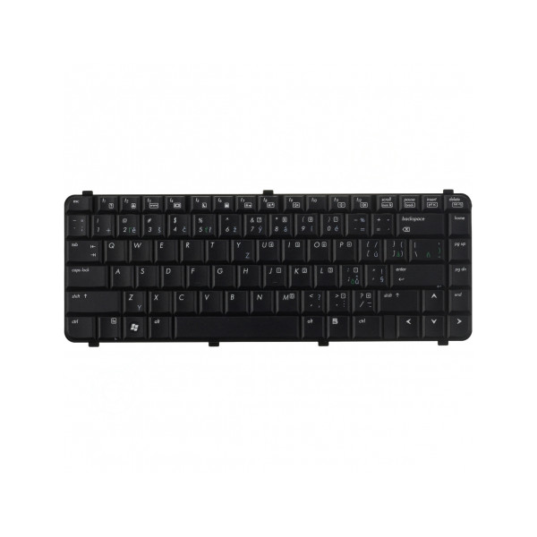 Kompatibilní 537583-221 billentyűzet a laptopra CZ/SK Fekete, Háttérvilágítás nélkül