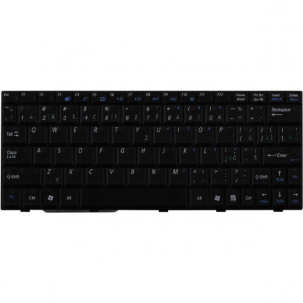 Philips Freevents X59 billentyűzet a laptopra CZ/SK Fekete, Háttérvilágítás nélkül