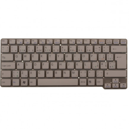 Sony Vaio PCG-61111M billentyűzet a laptopra cseh keret nélkül, fehér keret nélkül