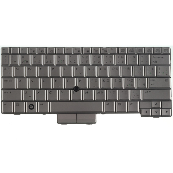 Kompatibilní 597841-001 billentyűzet a laptopra CZ/SK Ezüst, háttérvilágítás nélkül