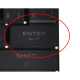 Asus FX516PM-HN023T billentyűzet a laptopra, keret nélkül, fekete CZ/SK, háttérvilágítással