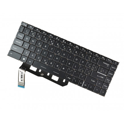 MSI CREATOR Z16 A11UET billentyűzet a laptopra, keret nélkül, fekete CZ/SK, háttérvilágítással