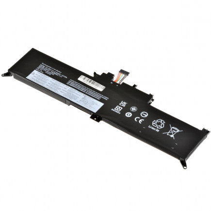 Kompatibilní Lenovo SB10K97589 Laptop Akkumulátor Li-poly 51Wh, 15,28V fekete