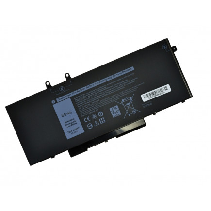 Kompatibilní 03PCVM Laptop Akkumulátor Li-poly 68Wh 15,2V fekete