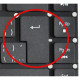 Acer Aspire A114-32 billentyűzet a laptopra cseh keret nélkül, fekete