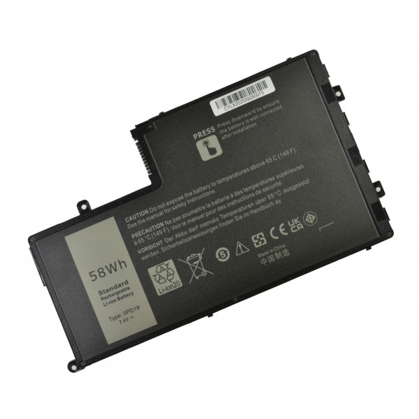 Kompatibilní 058DP4 Laptop Akkumulátor 58Wh Li-poly 7,4V, fekete