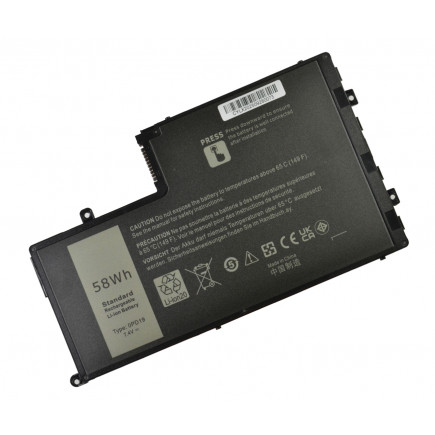 Kompatibilní 0R77WV Laptop Akkumulátor 58Wh Li-poly 7,4V, fekete