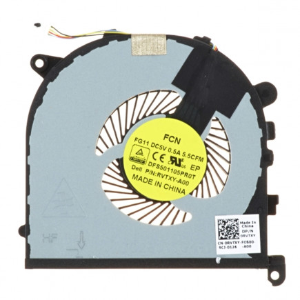 Laptop hűtő ventilátor Kompatibilní 0RVTXY