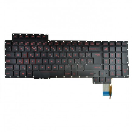 Asus G752VY-GC086T billentyűzet a laptopra CZ/SK Fekete, háttérvilágítás