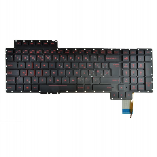 Asus G752VY-GC086T billentyűzet a laptopra CZ/SK Fekete, háttérvilágítás