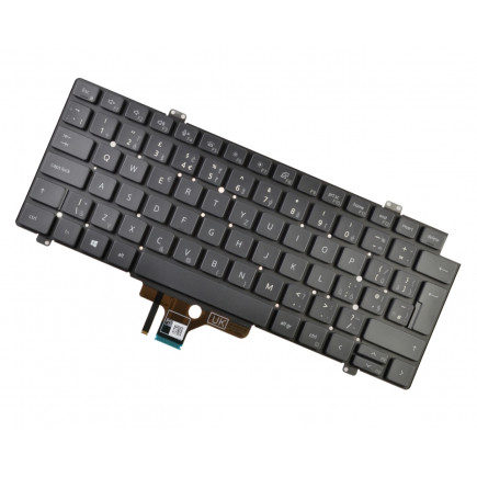 Dell Latitude 14 5440 billentyűzet a laptopra, keret nélkül, fekete CZ/SK, háttérvilágítással