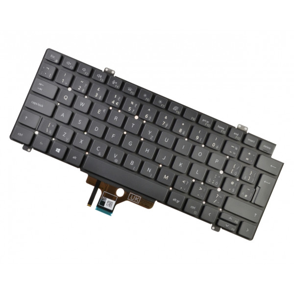 Dell Latitude 14 5440 billentyűzet a laptopra, keret nélkül, fekete CZ/SK, háttérvilágítással