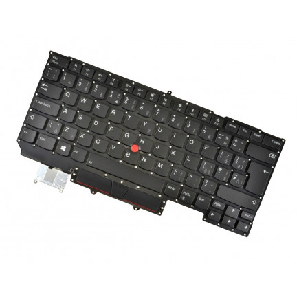 Lenovo ThinkPad X1 Carbon 6th Gen billentyűzet a laptopra kerettel, fekete CZ/SK