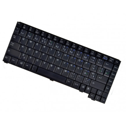 HP Kompatibilní K080862A1UK00662 billentyűzet a laptopra cseh, fekete keret nélkül