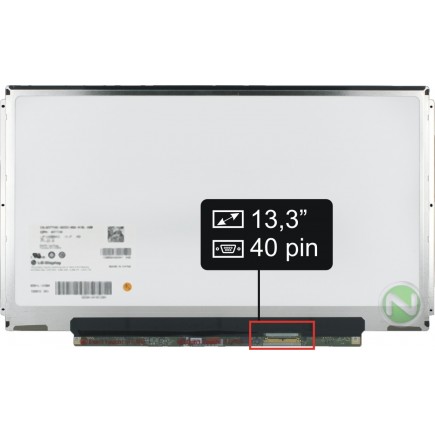Kijelző a Sony Vaio VPC-SA4C5E 13,3" HD+ LED Slim 40 pin laptop részére - Fényes