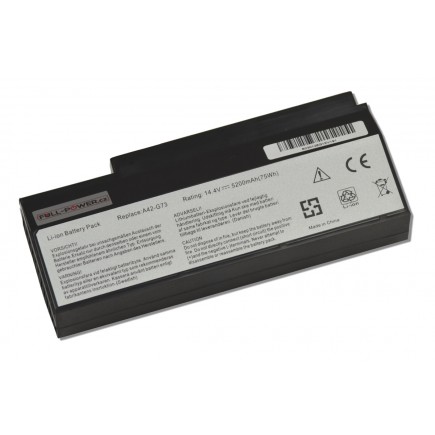 Asus G73 Laptop Akkumulátor 5200mah Li-ion 14,8V elemek SAMSUNG
