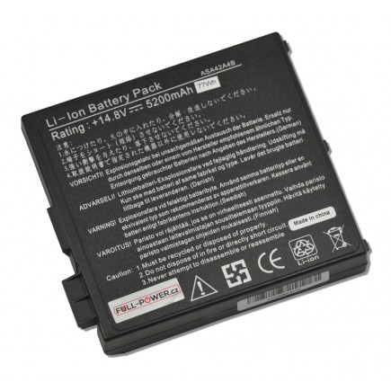 Asus kompatibilní 70-N9X1B1000 Laptop Akkumulátor 5200mah Li-ion 14,8V elemek SAMSUNG