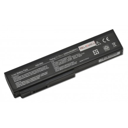 Asus N61W Laptop Akkumulátor 5200mah Li-ion 11,1V elemek SAMSUNG